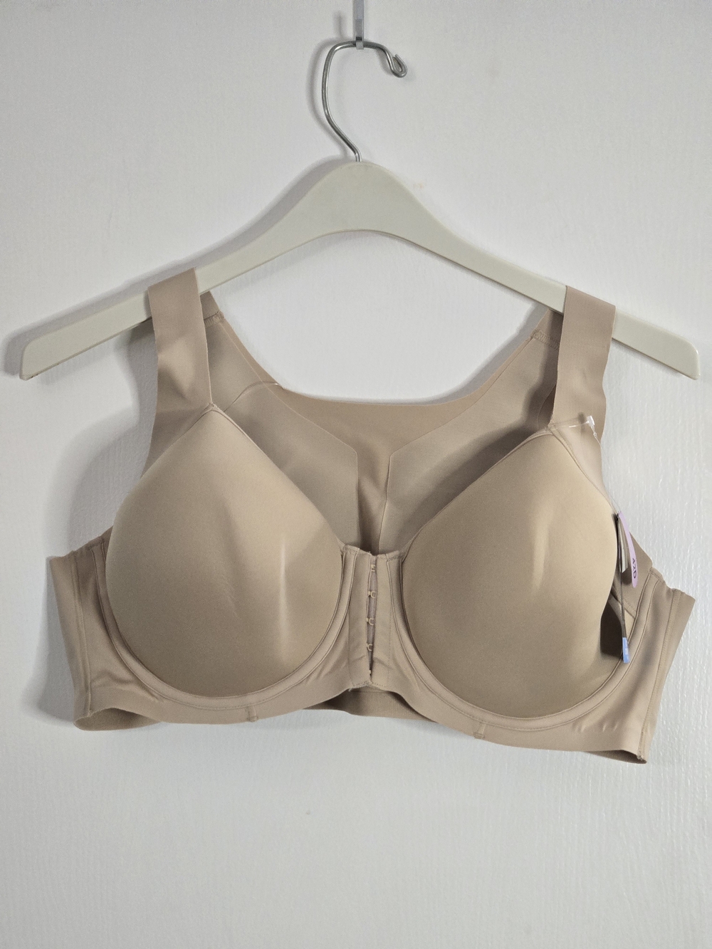 Bali One Smooth U Posture Boost Bra 42D Nude Front Closure Underwire DF3450 NWT